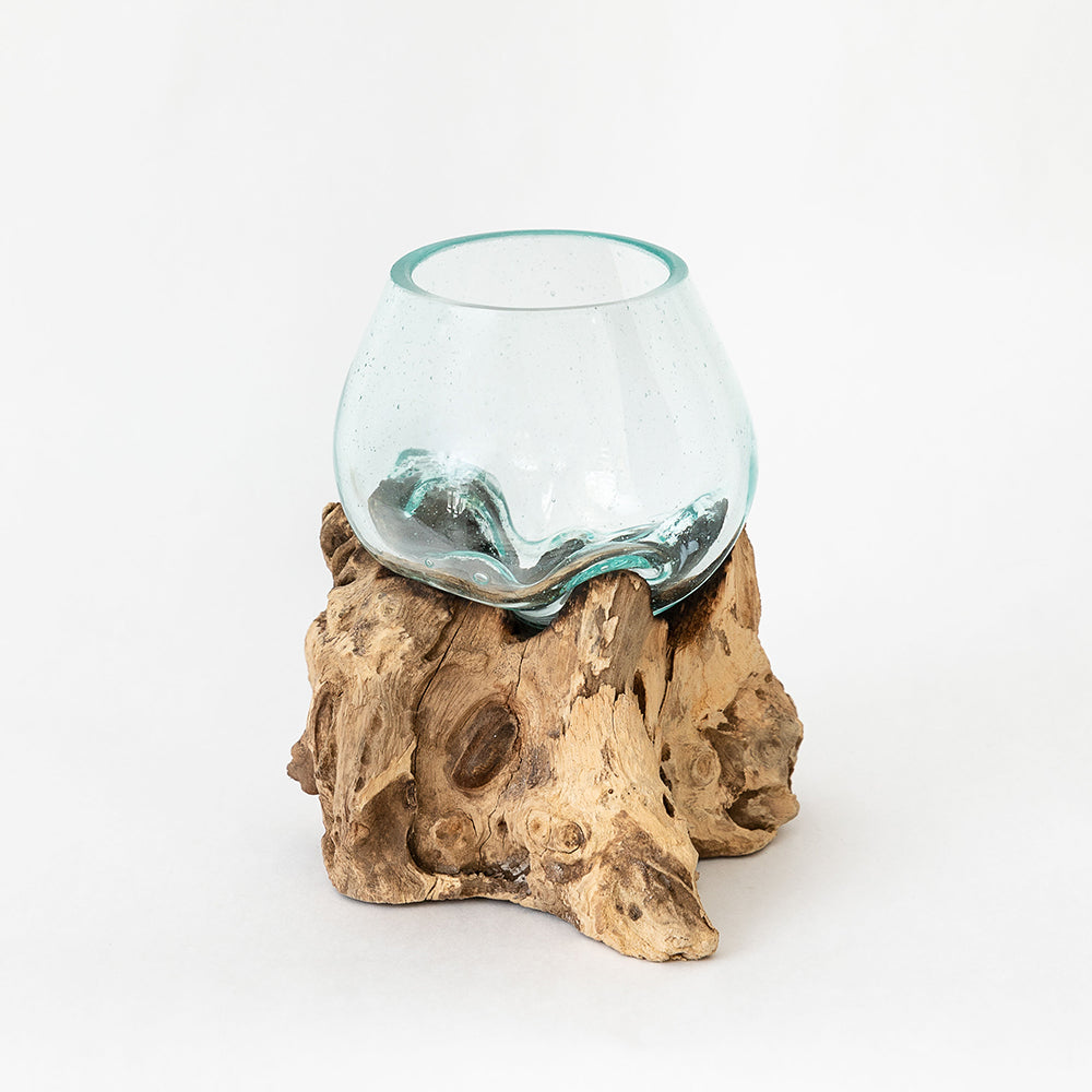 Teak Root Terrarium Vessel -15cm