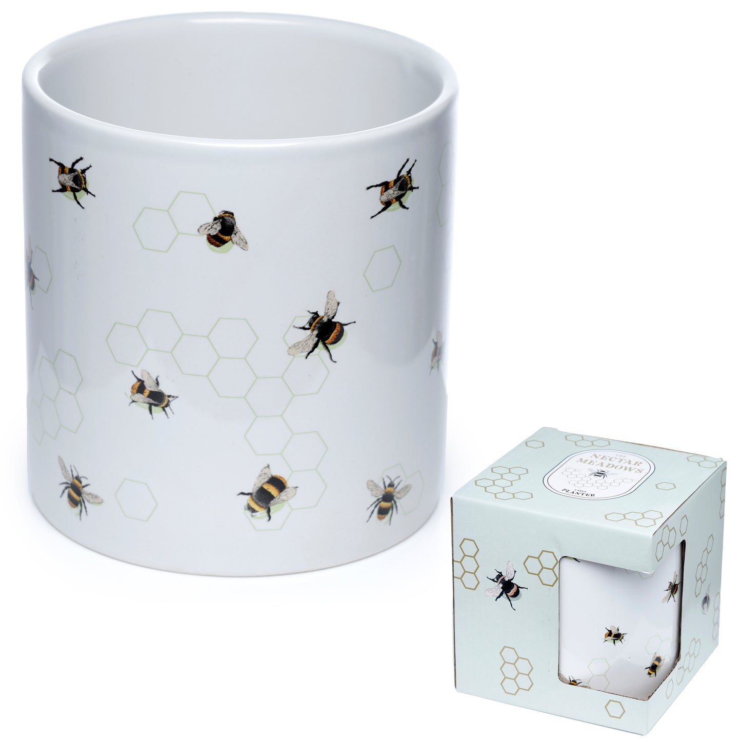 Nectar Meadows Bee Planter Large